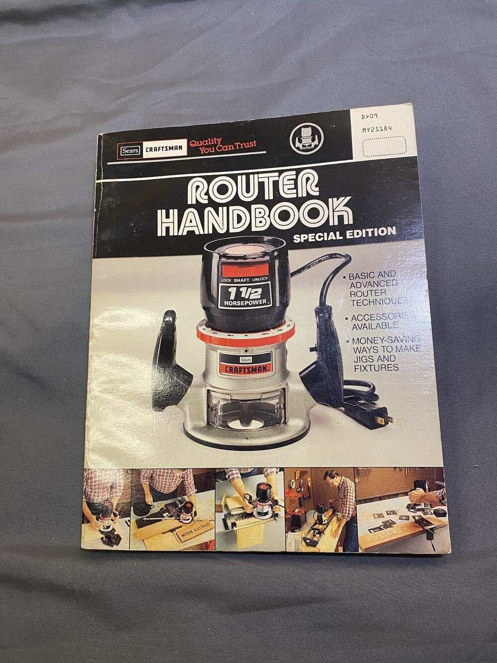 Vintage Sears Craftsman Router Handbook Special Edition Book 1984